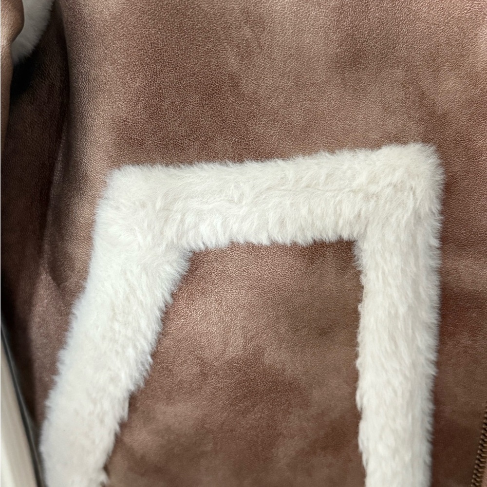 French Connection Shearling Jacket - Picture 4 of 11